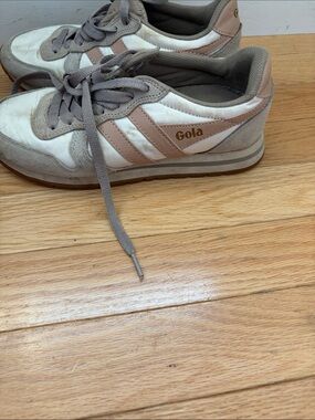 Gola Women's Sneakers in White and Taupe